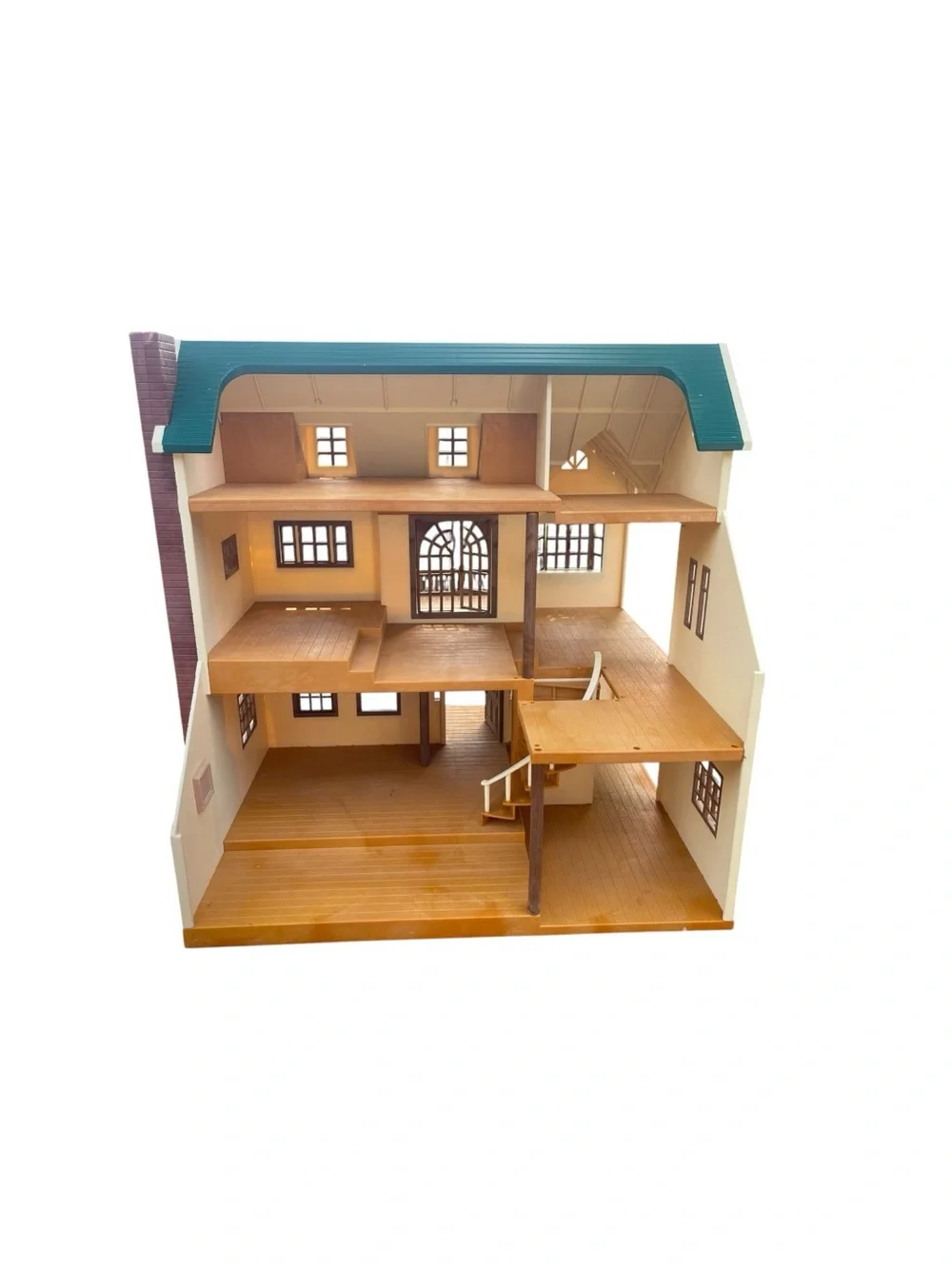 Vintage Sylvanian Families Green Hill Dollhouse HA-35 Calico Critters EUC